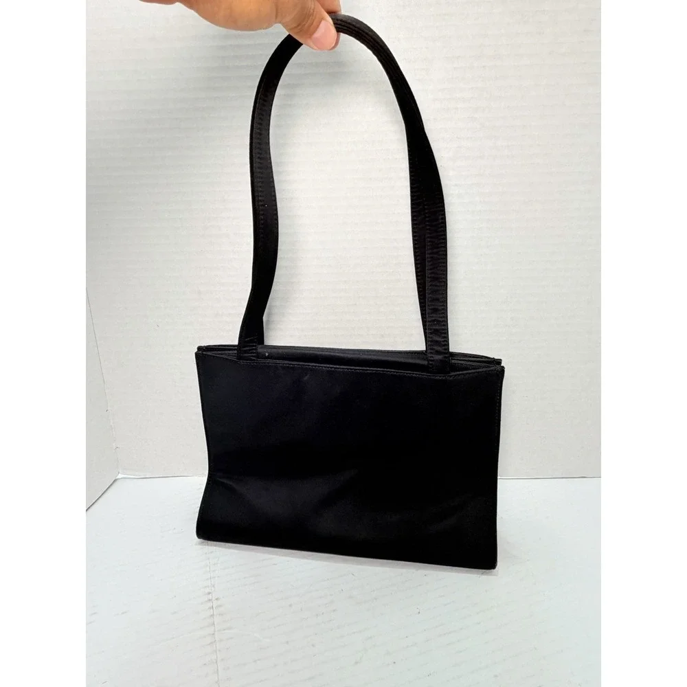 Kate Spade New York Black Nylon Shoulder Bag Purse Handbag Vintage Y2K